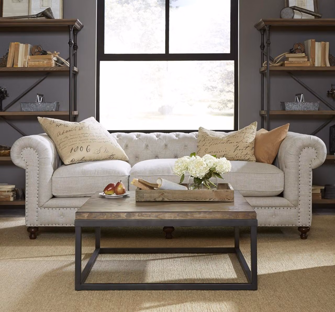 Chesterfield Sofa Couch Polster Leder Couchen Polster Garnitur 3 Sitzers