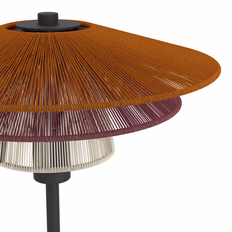 EGLO Lampada da tavolo PIGNONA, Multicolore, Soggiorno / Sala da pranzo, Metallo, Lampada da tavolo