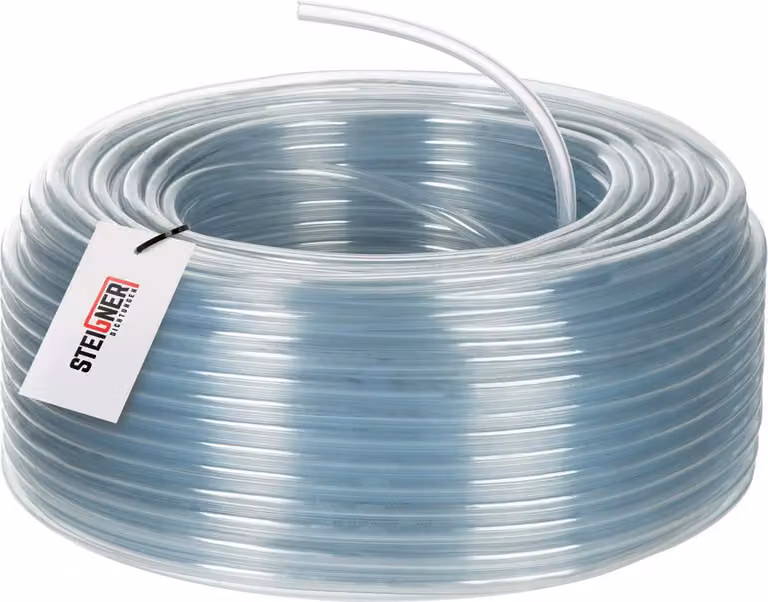Tubo in PVC per benzina, diametro 6-8 mm, lunghezza 25 metri, trasparente