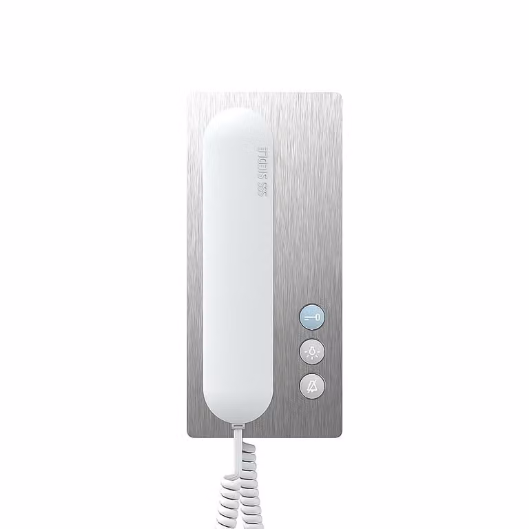 Siedle BTS 850-02 E/W Telefono bus standard in acciaio inossidabile/bianco