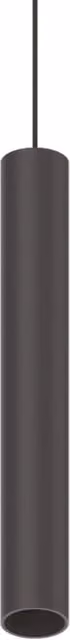Lampada a sospensione Ego Pendant Tube Ideal-lux, LED 12W, Luce Bianca Calda 3000K, Colore Nero