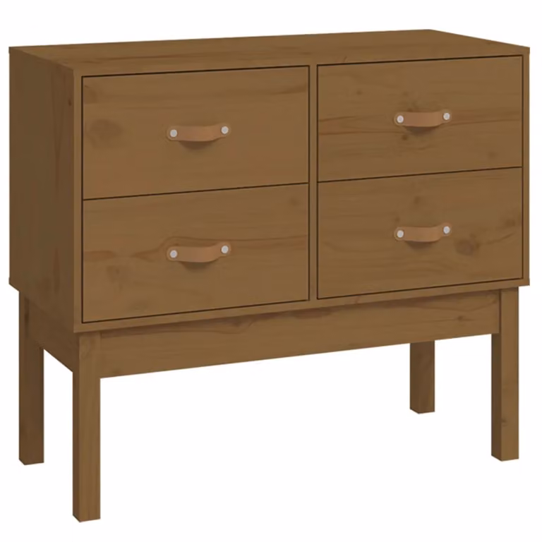 Tavolo Consolle Ambra 90x40x78 cm in Legno Massello di Pino