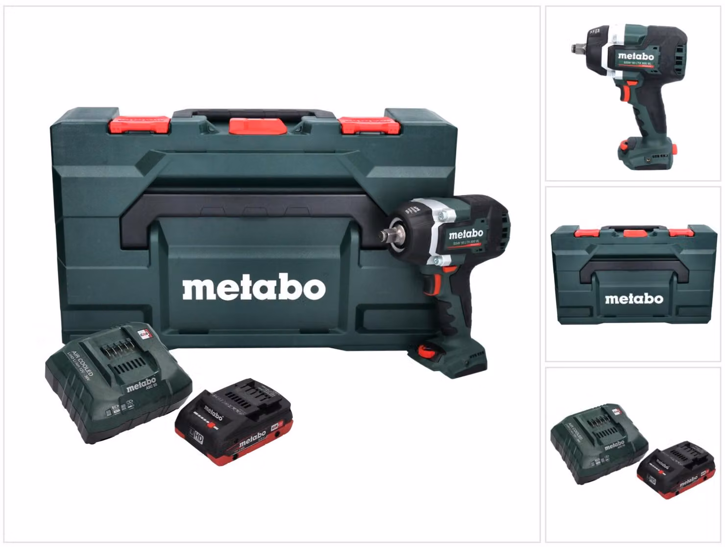 Metabo SSW 18 LTX 800 BL Avvitatore a impatto a batteria 18 V 800 Nm 1/2" Brushless + 1x batteria 4,0 Ah + caricabatteria + metaBOX