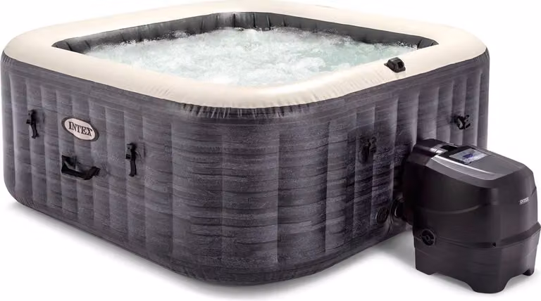 INTEX Pure Spa Idromassaggio - Greystone Deluxe Bubble Spa 4 Ap 795 L 11400294