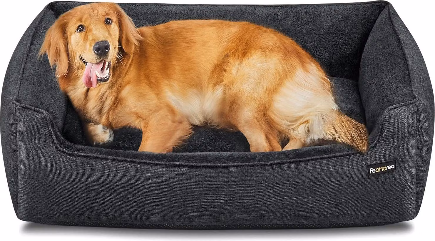 Cuccia per cani FEANDREA, sfoderabile, 110 x 75 x 27 cm, grigio scuro