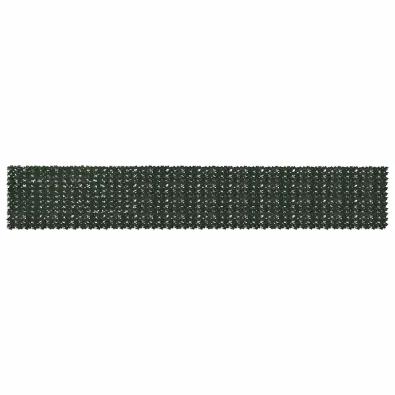 vidaXL Schermo per balcone con siepe artificiale verde scuro L: 600 cm, H: 100 cm