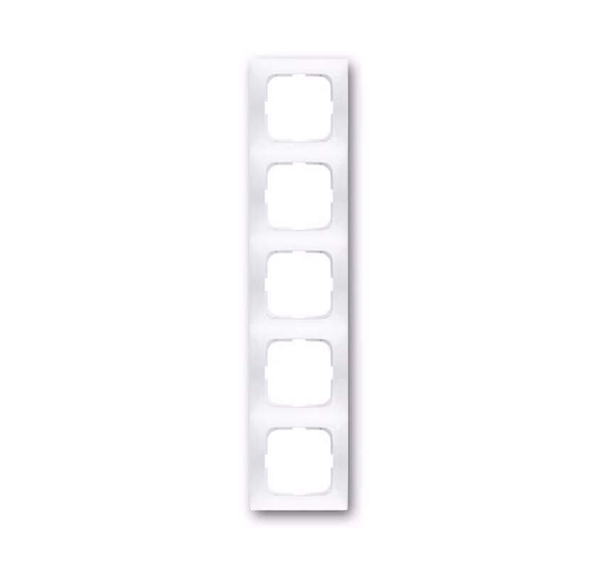 Busch-Jaeger 1725-214 Cornice di copertura, cornice quintupla bianco alpino