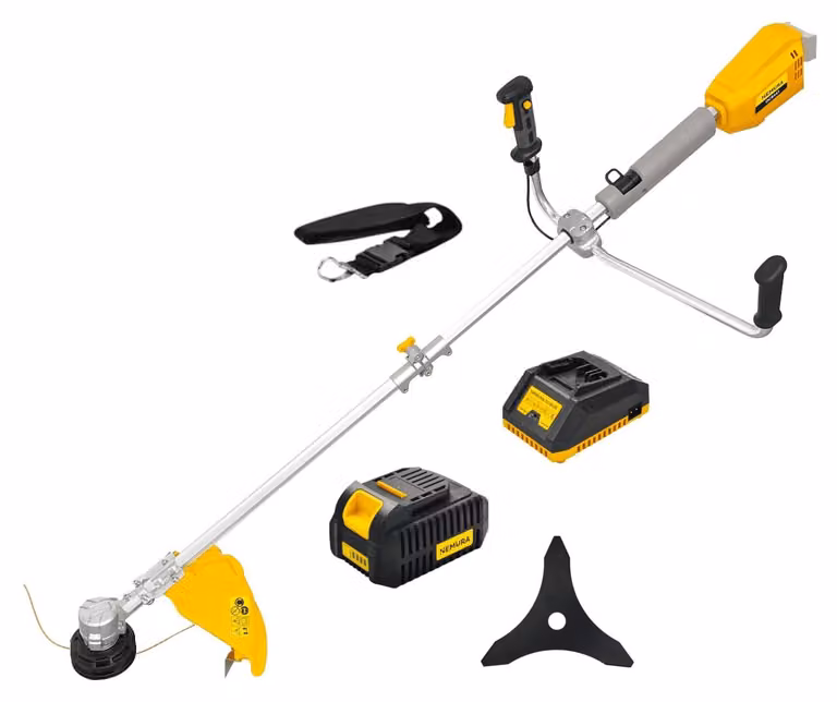 Tagliasiepi a batteria Accu 40 V - Larghezza di taglio: 43 cm - 5800 giri/min - Manico in alluminio - Ideale per la cura del giardino e la rifinitura dei bordi