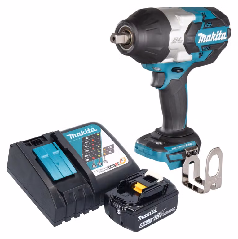 Avvitatore a impulsi a batteria Makita DTW 1004 RG1 18 V 1050 Nm 1/2" brushless + 1x batteria ricaricabile 6,0 Ah + caricabatterie