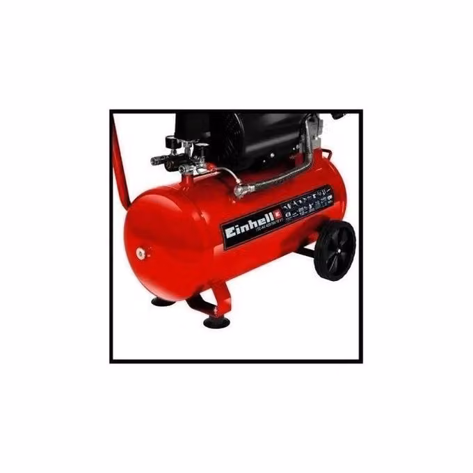 Compressore ad aria Einhell TC-AC 420-50-10 V da 2200 W con serbatoio da 50 L, 10 bar e 420 l/min, colore Nero Rosso – 2