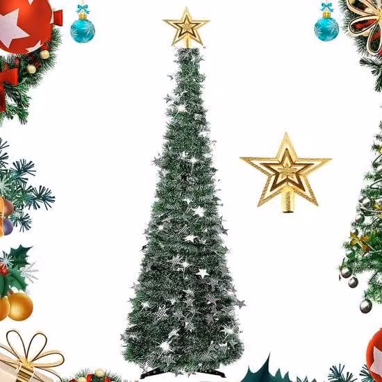 Albero di Natale artificiale - Albero artificiale da 150 cm