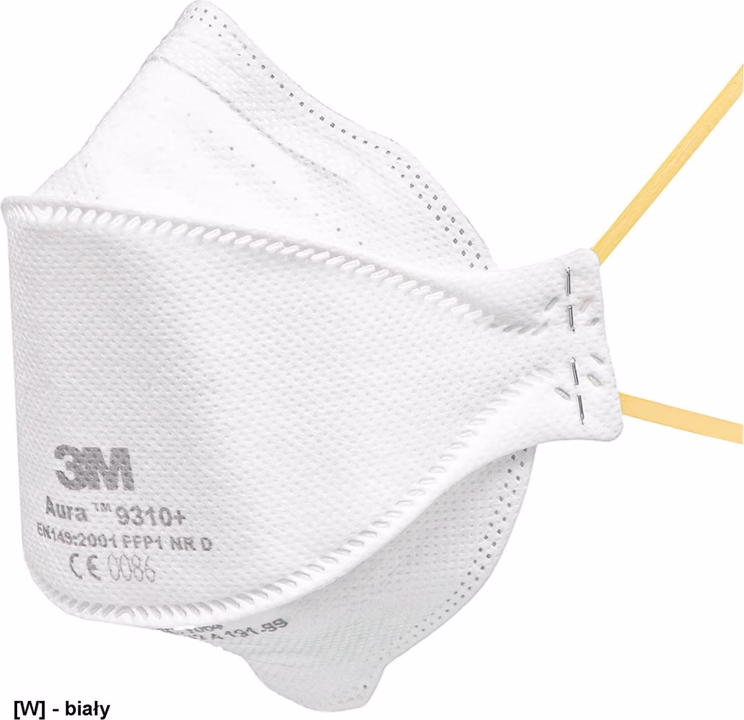 Maschera respiratoria Aura 9310+ FFP1 NR D senza valvola di espirazione, pieghevole