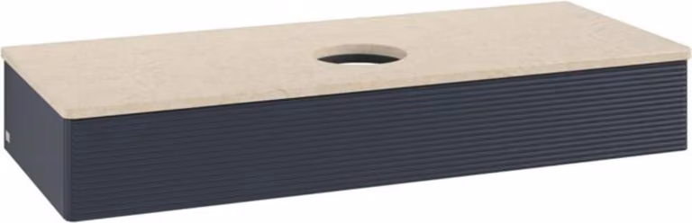 Mobiletto V&B con struttura anteriore, con illuminazione Antao 120x19x50cm, WBP botti