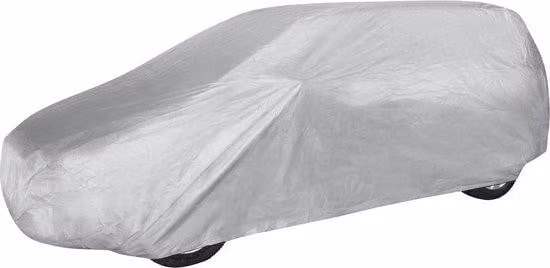 Copertura per auto adatta a tutte le condizioni atmosferiche, impermeabile, resistente alle intemperie al 100%, copertura per auto, SUV, XL, grigia