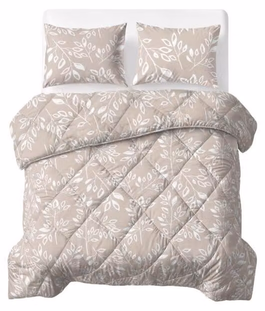 Sleeptime, coperta per letto "Lazy", colore beige/sabbia, dimensioni 240 x 200 cm, con federe incluse