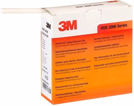 Kit di 3 tubi di espansione 3M trasparente Ø9/3mm (3:1) da 7 metri