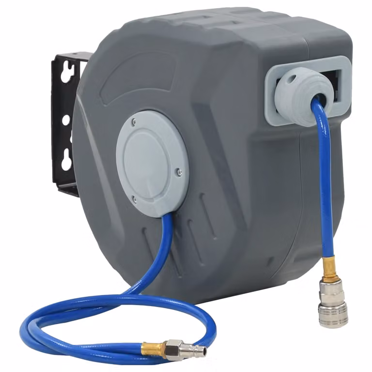 The Living Store Avvolgitore automatico per aria compressa 3/8" 12 m