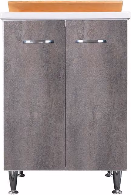 Lavatoio 60x50 corten grigio doppia anta