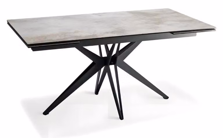 Esstisch Esszimmer Holz Esstische Stil Modern Grau Design Ausziehbarer