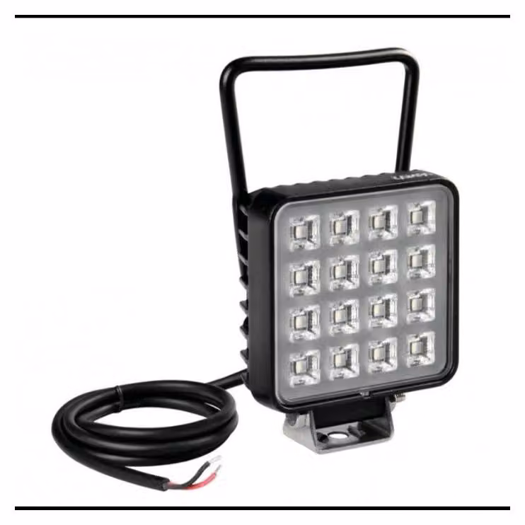 Faro da lavoro a LED da 16 W e 1380 lm con maniglia e interruttore