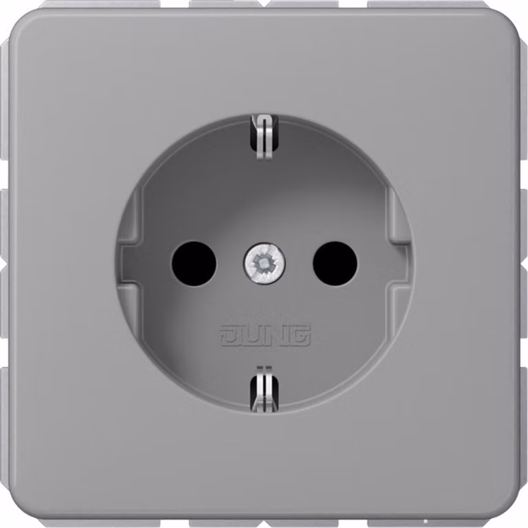 Jung CD1520BFKIGR Presa SCHUKO® 16 A 250 V ~ grigio