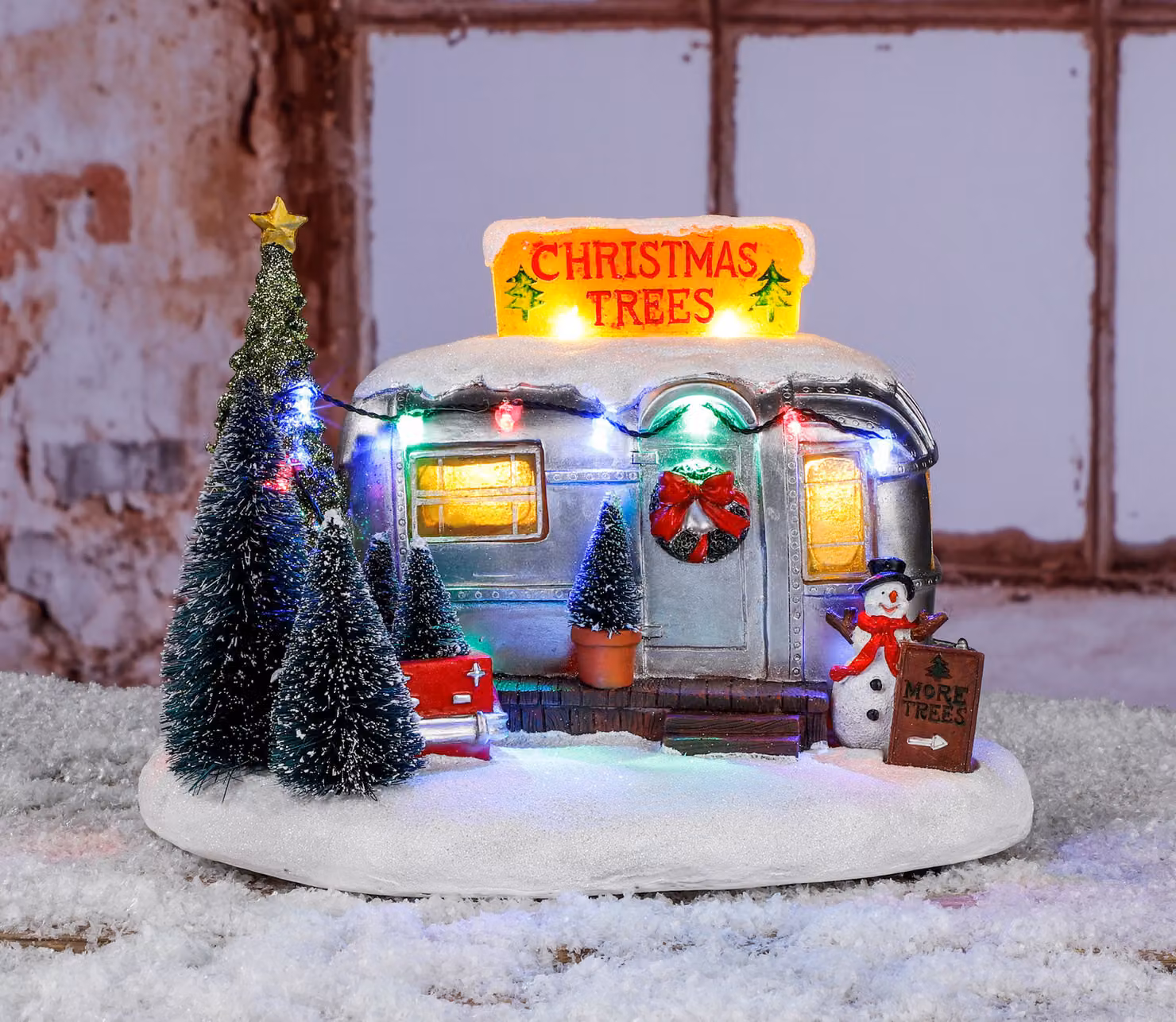 VENDITA ALBERO DI NATALE A LED con 10 LED - circa 25 x 18 x 17 cm
