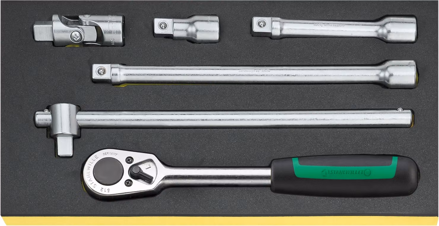 Set di inserti Tcs Stahlwille 1/2" TCS 1/2"-512/6 utensile di azionamento