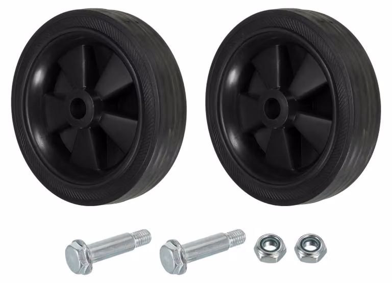Ruote per compressore d'aria da 4,5"/115 mm, 2 pezzi, ricambi universali