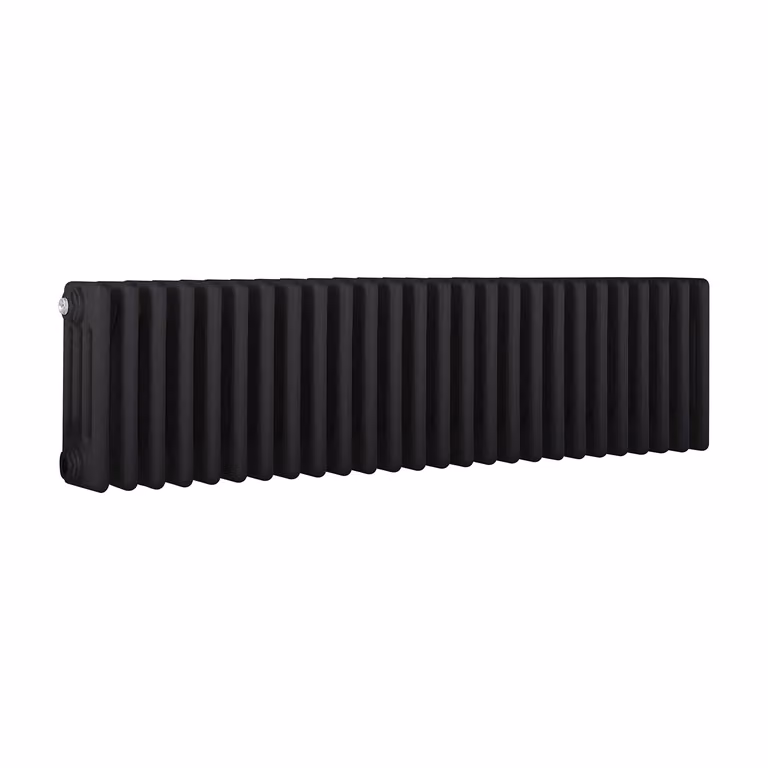 Radiatore Orizzontale a Colonne (4 Colonne) 300mm x 1190mm - Nero (Midnight Nero) - Regent