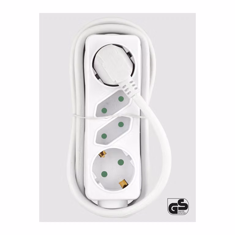 HEITECH 04003486 Presa di corrente 250 V a 4 vie senza interruttore