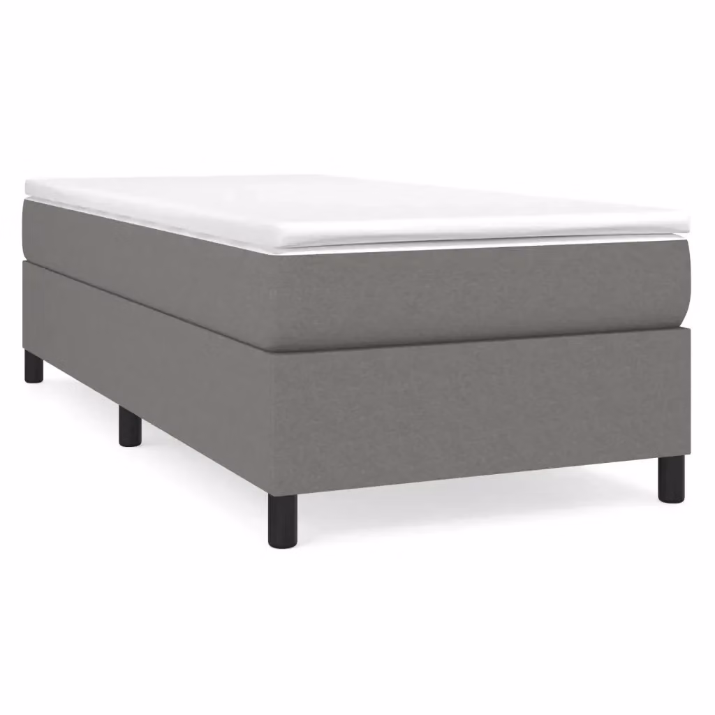 Letto Ibrido vidaXL con Materasso Grigio e Bianco L: 80 cm, P: 200 cm, H: 35 cm – 2