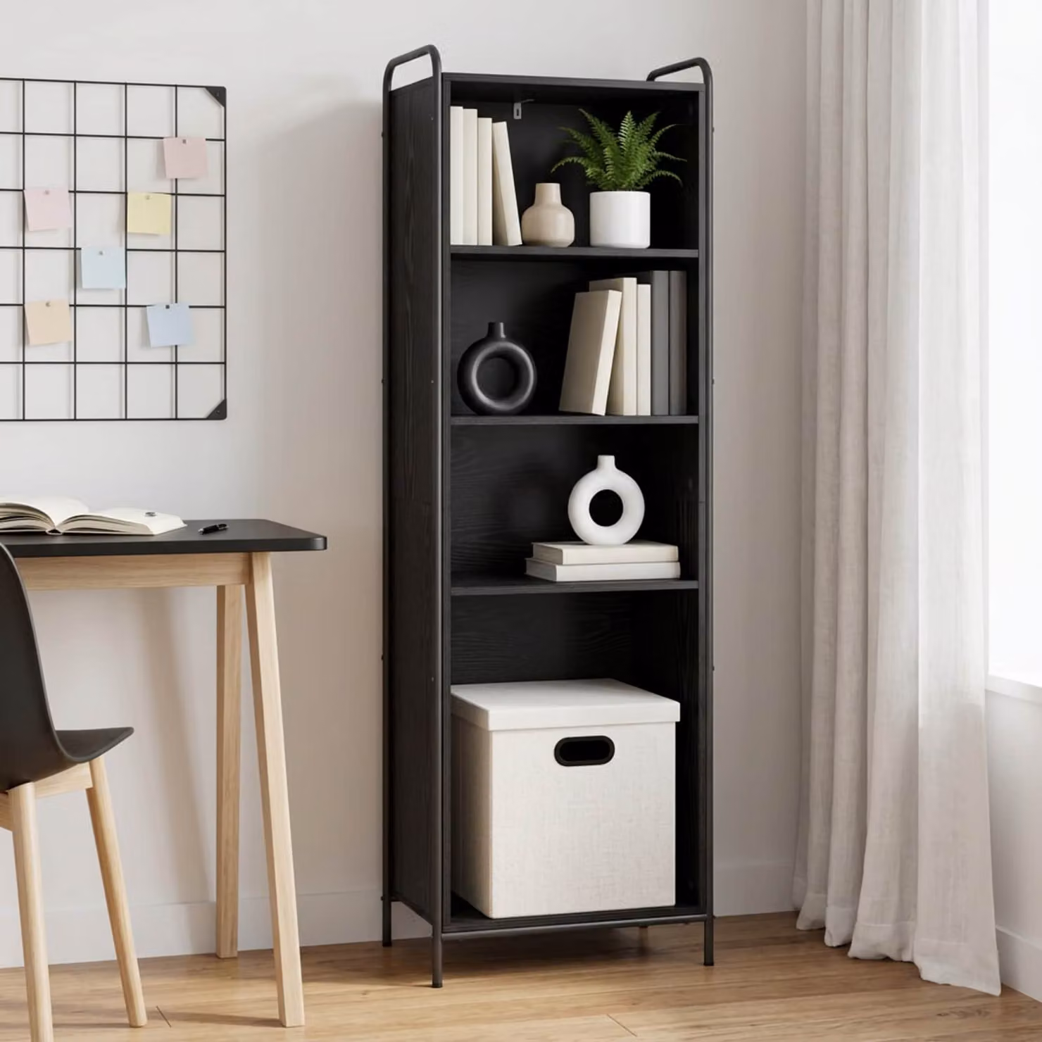 vidaXL Armadio per Libri 55,5 x 33 x 174 cm Legno ingegnerizzato