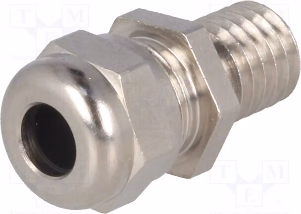 1 x Raccordo per cavo M8, grado di protezione IP68, codice prodotto 1.106.0801.30, con filettatura allungata