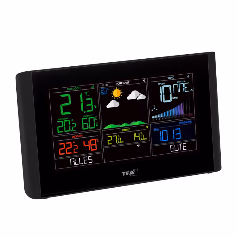 TFA Dostmann VIEW BREEZE 35.8001.01 Stazione meteo WLAN Previsioni da 12 a 24 ore (35.8001.01)