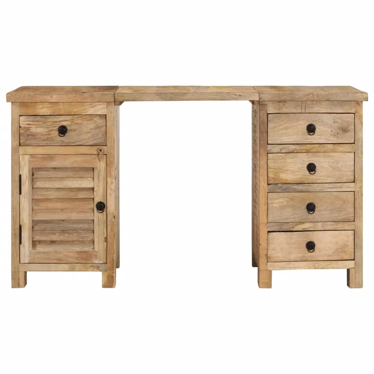 vidaXL Scrivania in legno massiccio di mango 140x50x77 cm