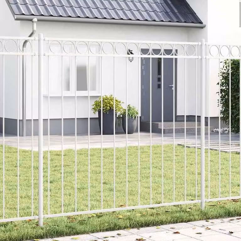 Recinzione da giardino in acciaio, dal design circolare, per garantire la privacy