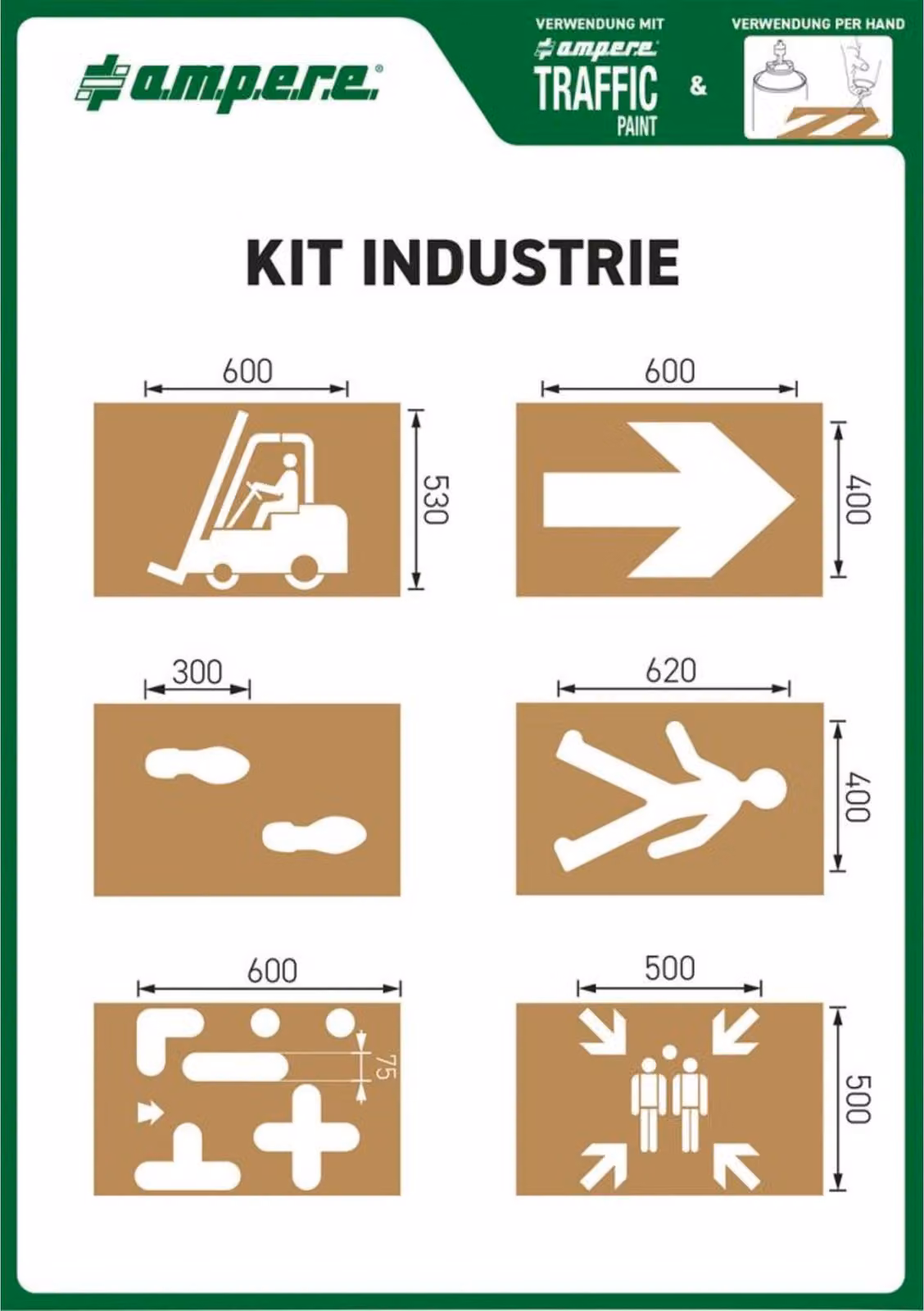 Set di stencil Stencils KIT Industria