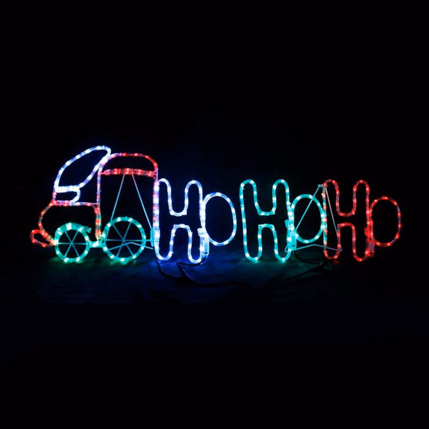 ACA Illuminazione natalizia LED per modellini ferroviari HO HO HO HO Effetti IP44 X082043216