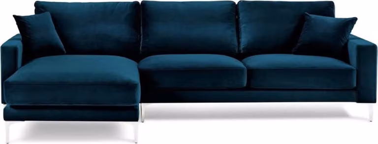 Sofas Kreative Turkis Ecksofa Stoff Wohnzimmer Design Couchen Polster Sofa