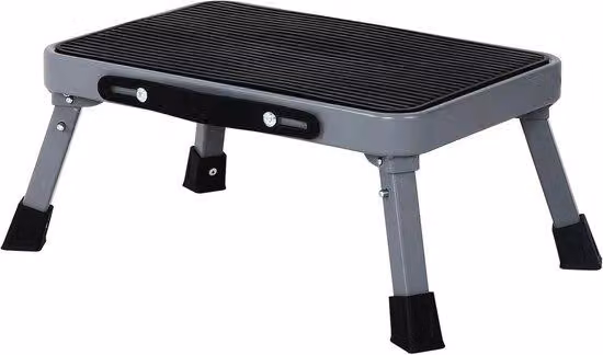 Sgabello pieghevole antiscivolo per adulti e bambini, in plastica resistente, portatile, pieghevole, per la cucina, la casa e l'ufficio