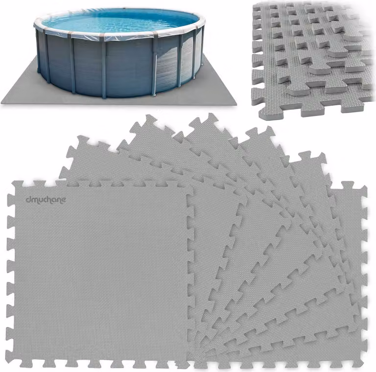 Tappetino in schiuma per piscina Puzzle 50 x 50 cm 8 pz