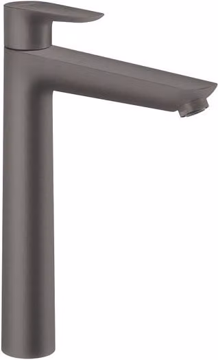 Rubinetto per lavabo con getto laminare cristallino Talis E nero spazzolato satinato Hansgrohe H 29.2 cm