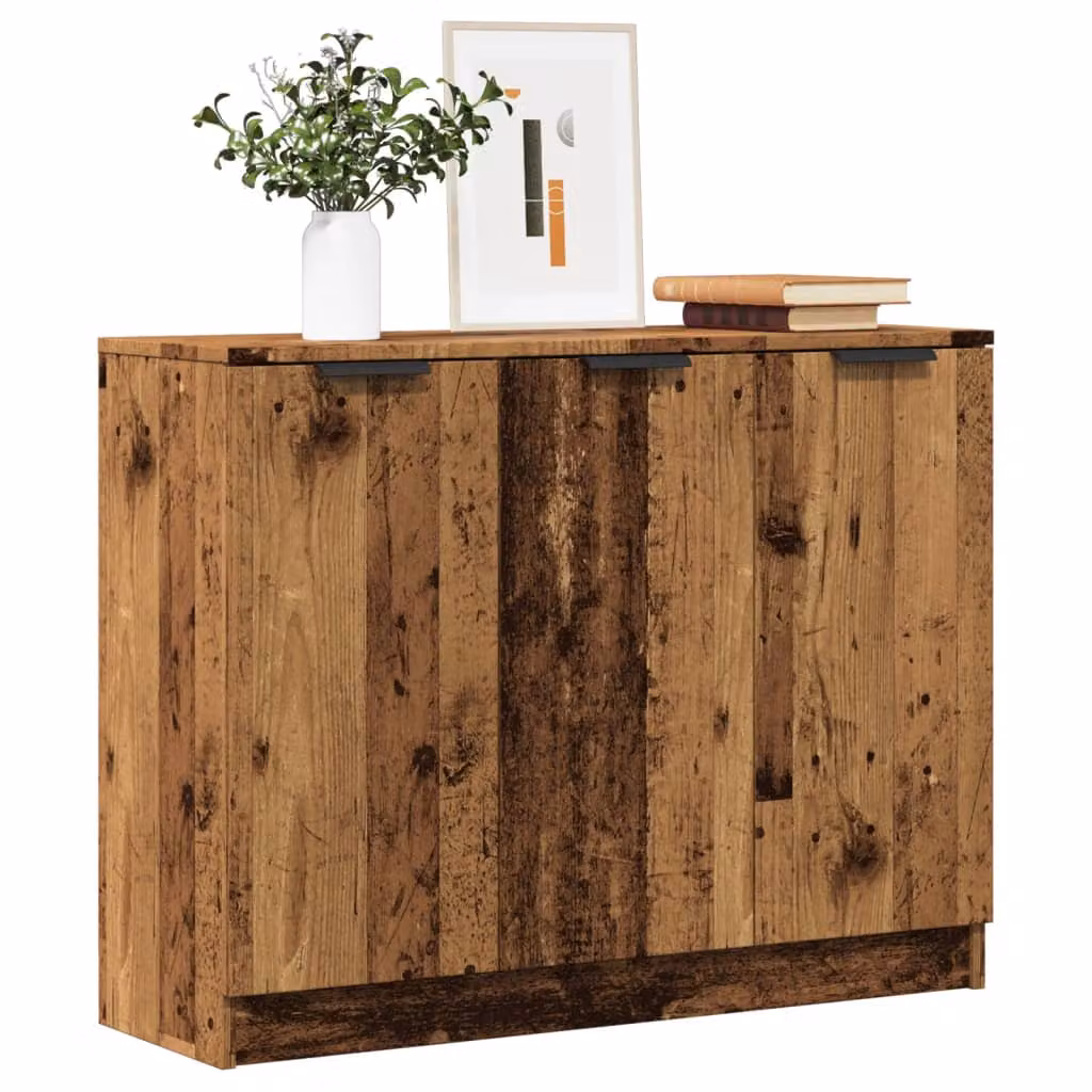 Credenza vidaXL in stile moderno color marrone in MDF, L 90,5 cm x P 30 cm x H 70 cm