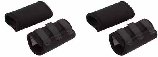 Supporto per ginocchio e gomito realizzato in materiale elastico e resistente agli urti