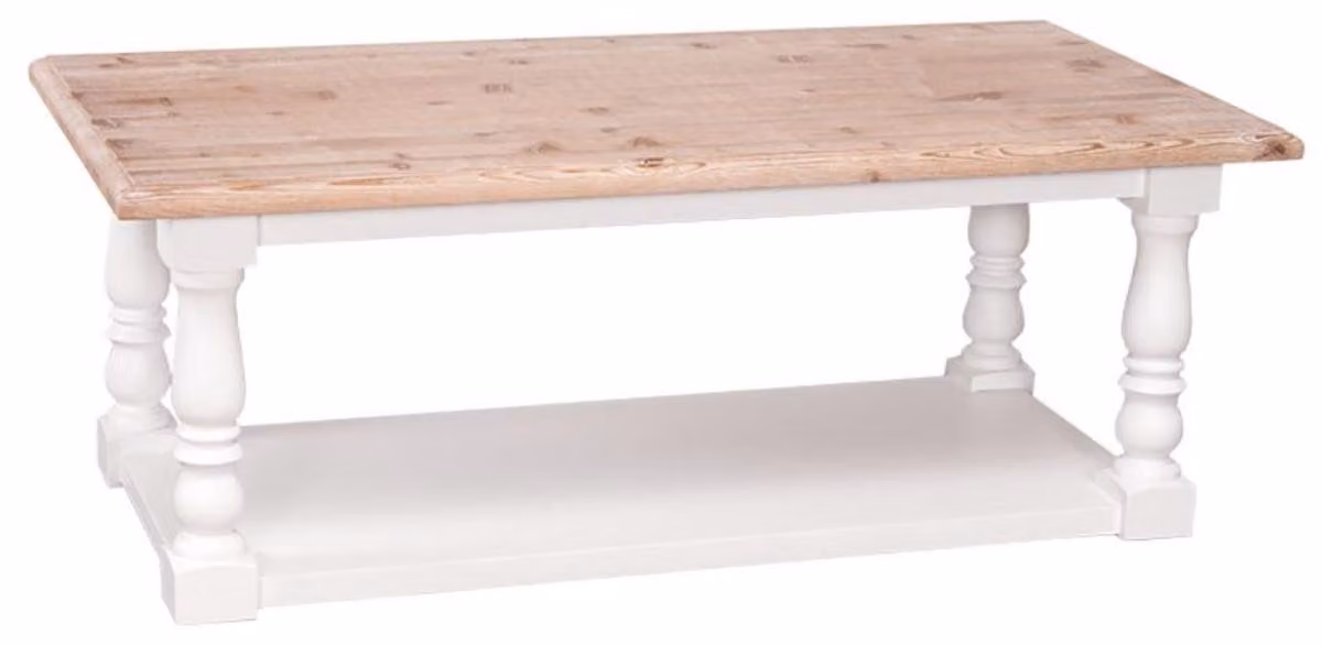 Tavolino in stile country Casa Padrino 120 x 60 x H. 45 cm - Mobili in stile country