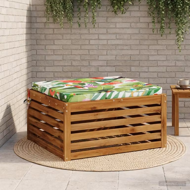 Cuscino per sedia vidaXL SOEST in poliestere multicolore con rivestimento lavabile e resistente ai raggi UV