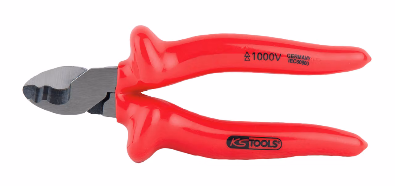 KS TOOLS 1.000V Tagliacavi a una mano 165 mm - 117.1107