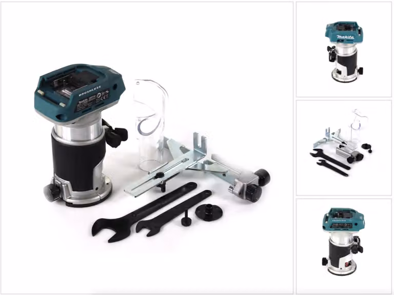 Makita DRT 50 ZX4 Rifilatore / Affioratore brushless a batteria 18V - senza batteria, senza caricatore