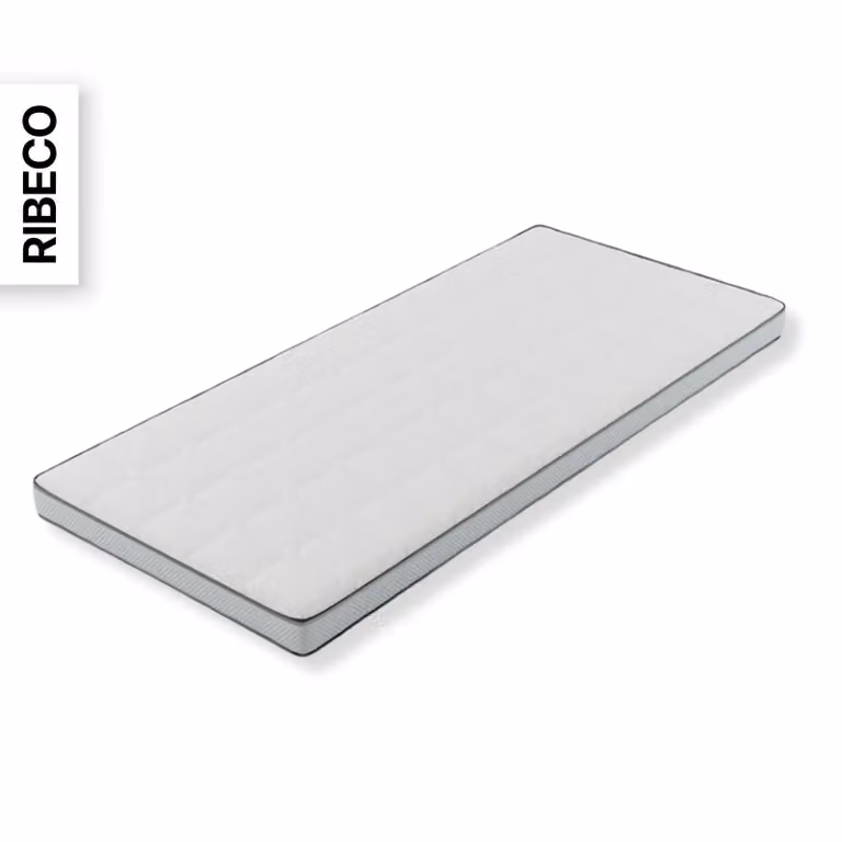 RIBECO GERMANY Coprimaterasso in schiuma gel 140x200 cm, coprimaterasso di alta qualità, schiuma gel traspirante, ottimale distribuzione della pressione, altezza 12 cm