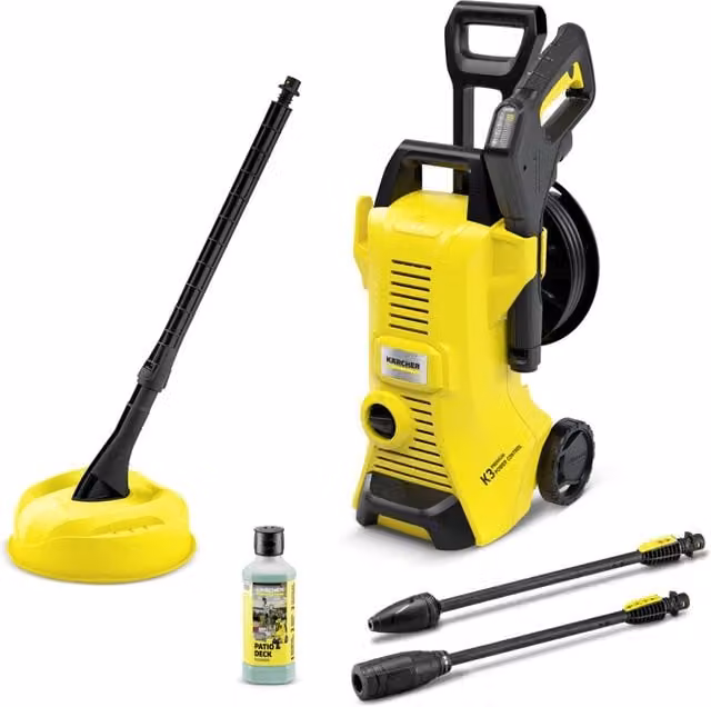 Idropulitrice Karcher K 3 Premium Power Control Home Gialla con Pressione max. 120 bar e Portata max. 380 l/h